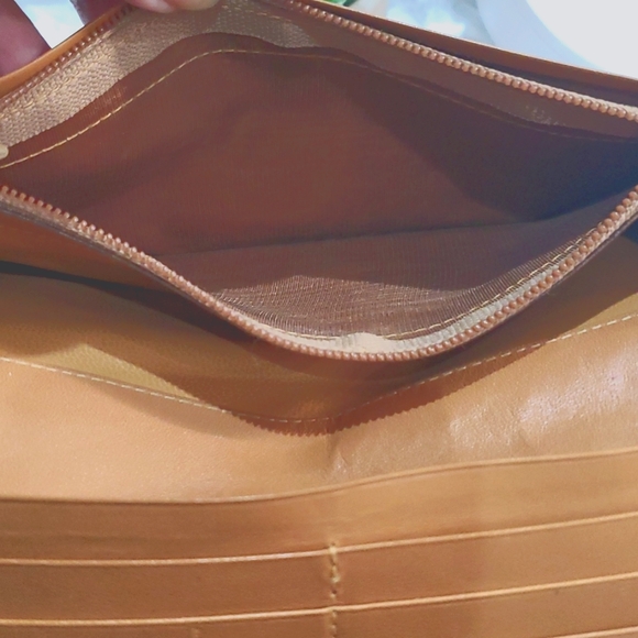 🇮🇹CELINE Paris Macadam PVC leather Bifold long Wallet🤎💛 - Picture 13 of 17